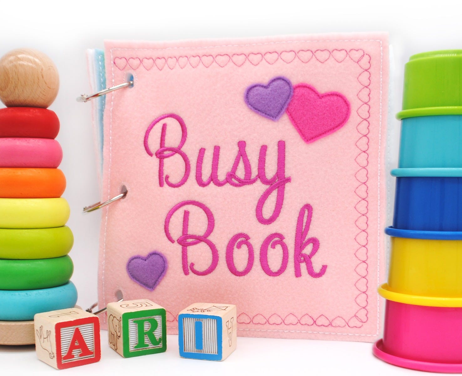 Busy Book Covers 4 | Machine Embroidery Designs by JuJu