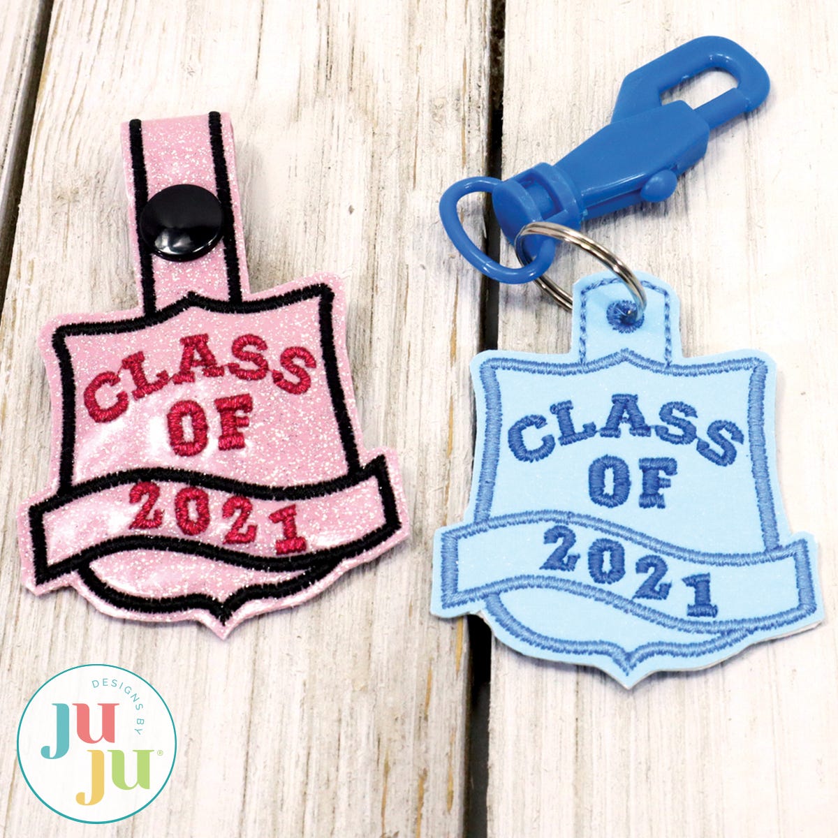 In The Hoop Class Of Tags Project by Oma's Place | Machine Embroidery Designs by JuJu