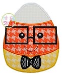 Candy Corn Glasses Boy | Machine Embroidery Designs by JuJu