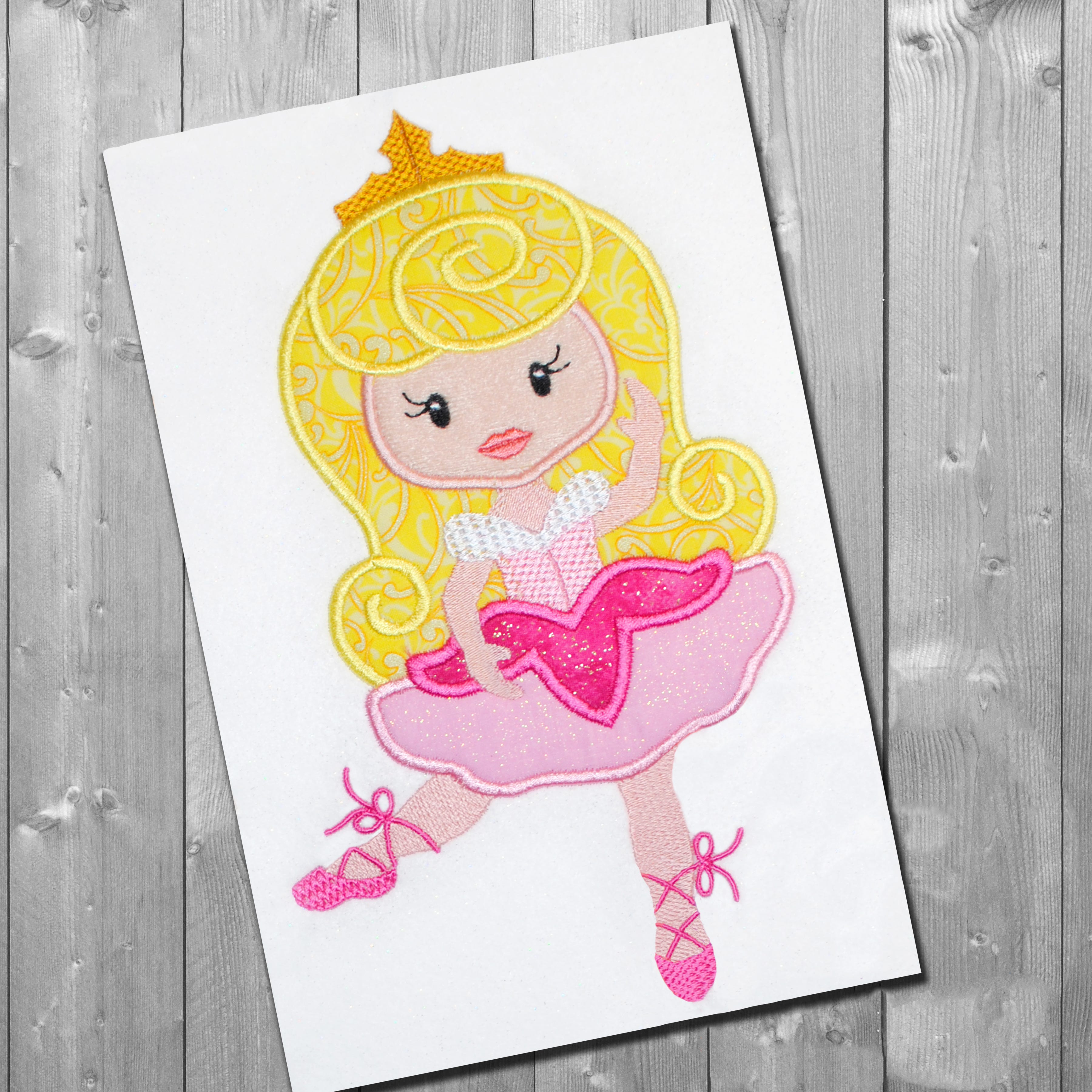 Ballerina 3 Embroidery Design | Machine Embroidery Designs by JuJu