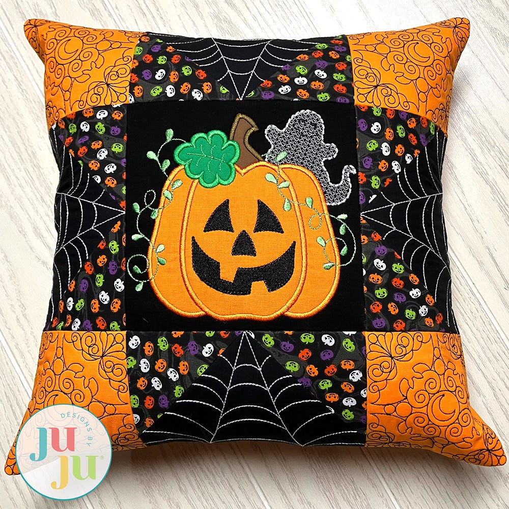 In The Hoop Halloween Mini Quilt Project