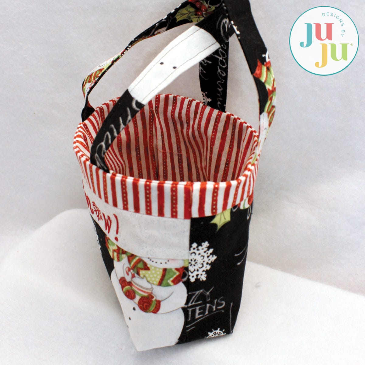  Snow Gift Bag by Oma's Place | Machine Embroidery Designs by JuJu