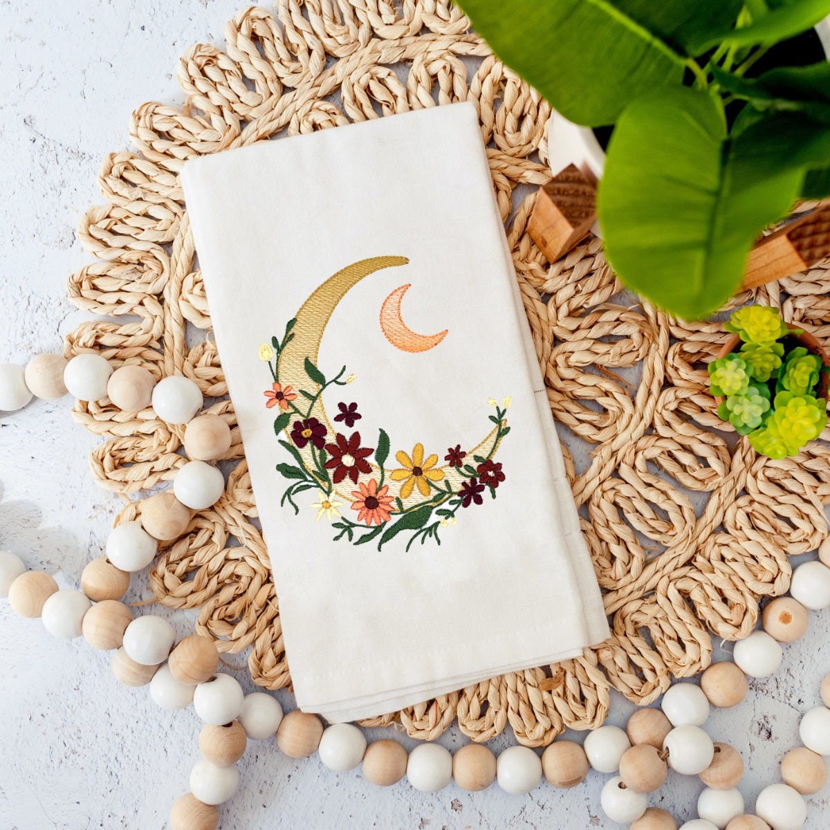 Celestial Florals 2 | Machine Embroidery Designs by JuJu