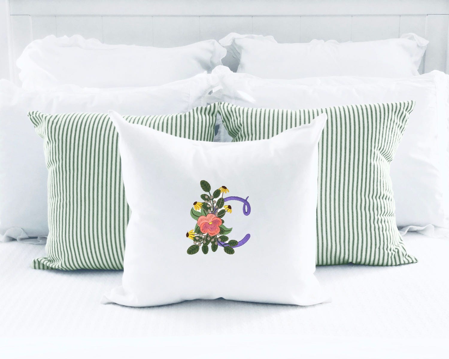 Chelsea Alphabet | Machine Embroidery Designs by JuJu