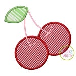 Cherries Applique | Machine Embroidery Designs by JuJu