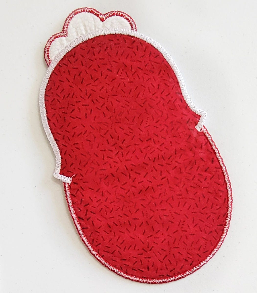 ITH Chicken Pot Holder | Machine Embroidery Designs by JuJu