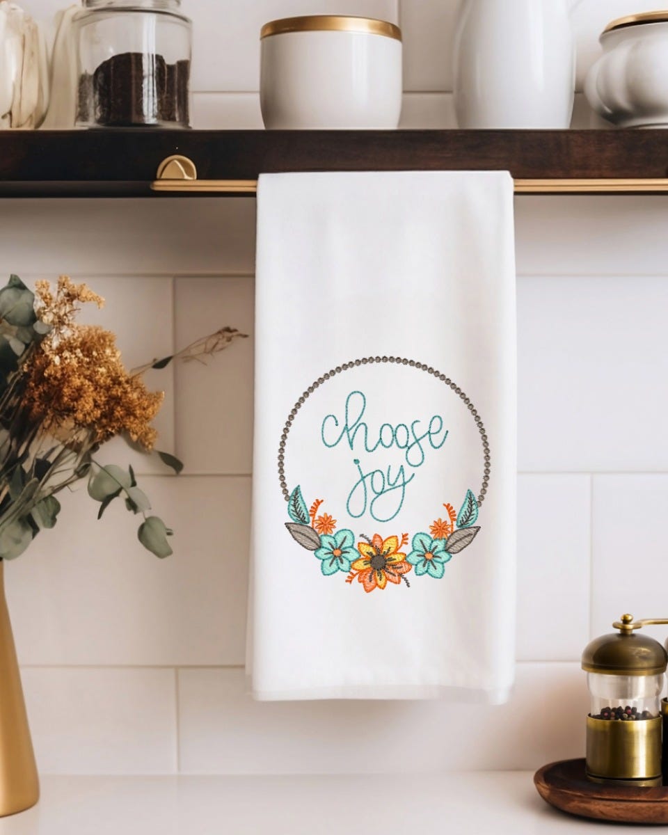 Boho Inspiration Wreaths | Machine Embroidery Designs by JuJu