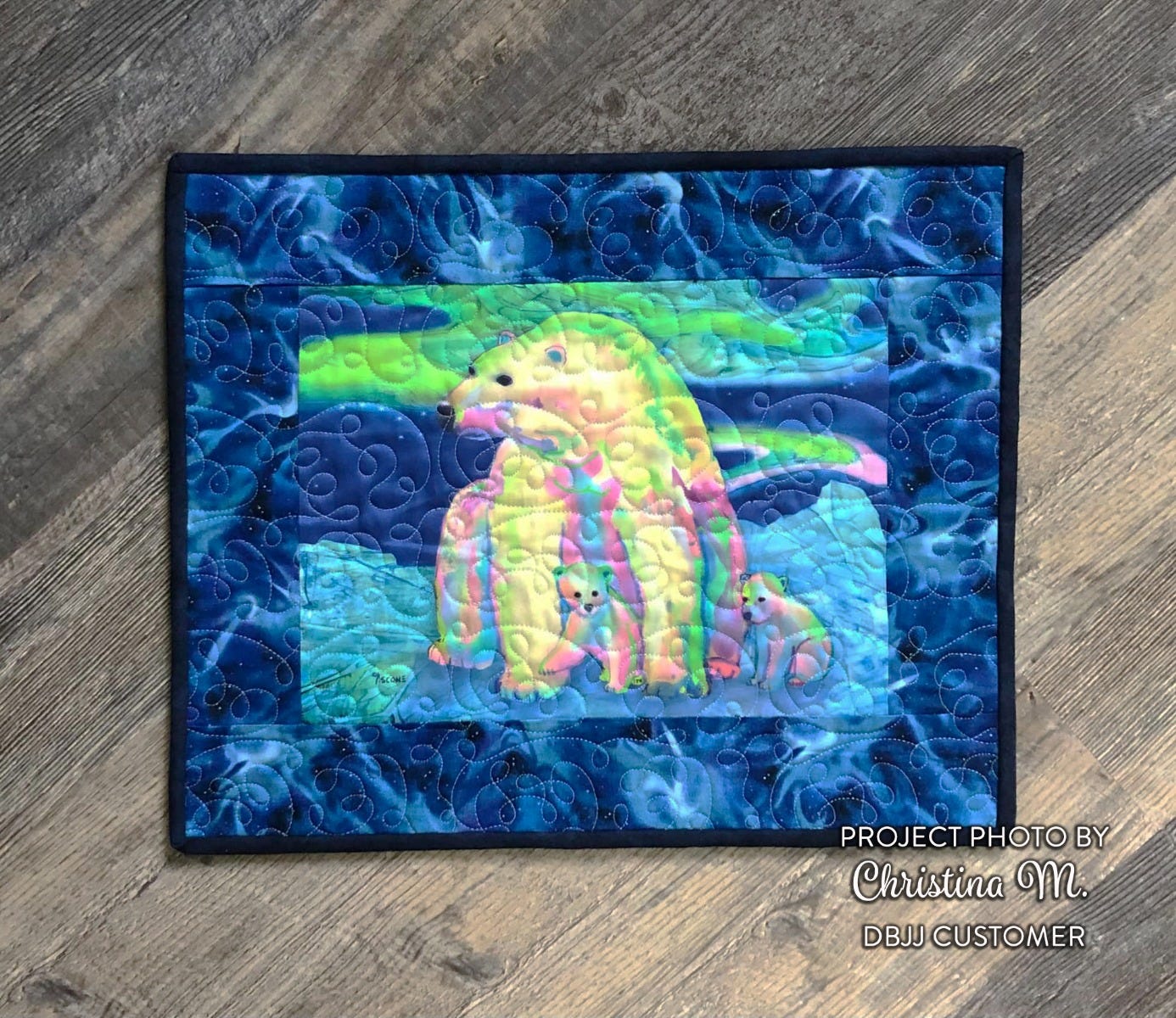 Dizzy Loops End-to-End Quilting Embroidery Design