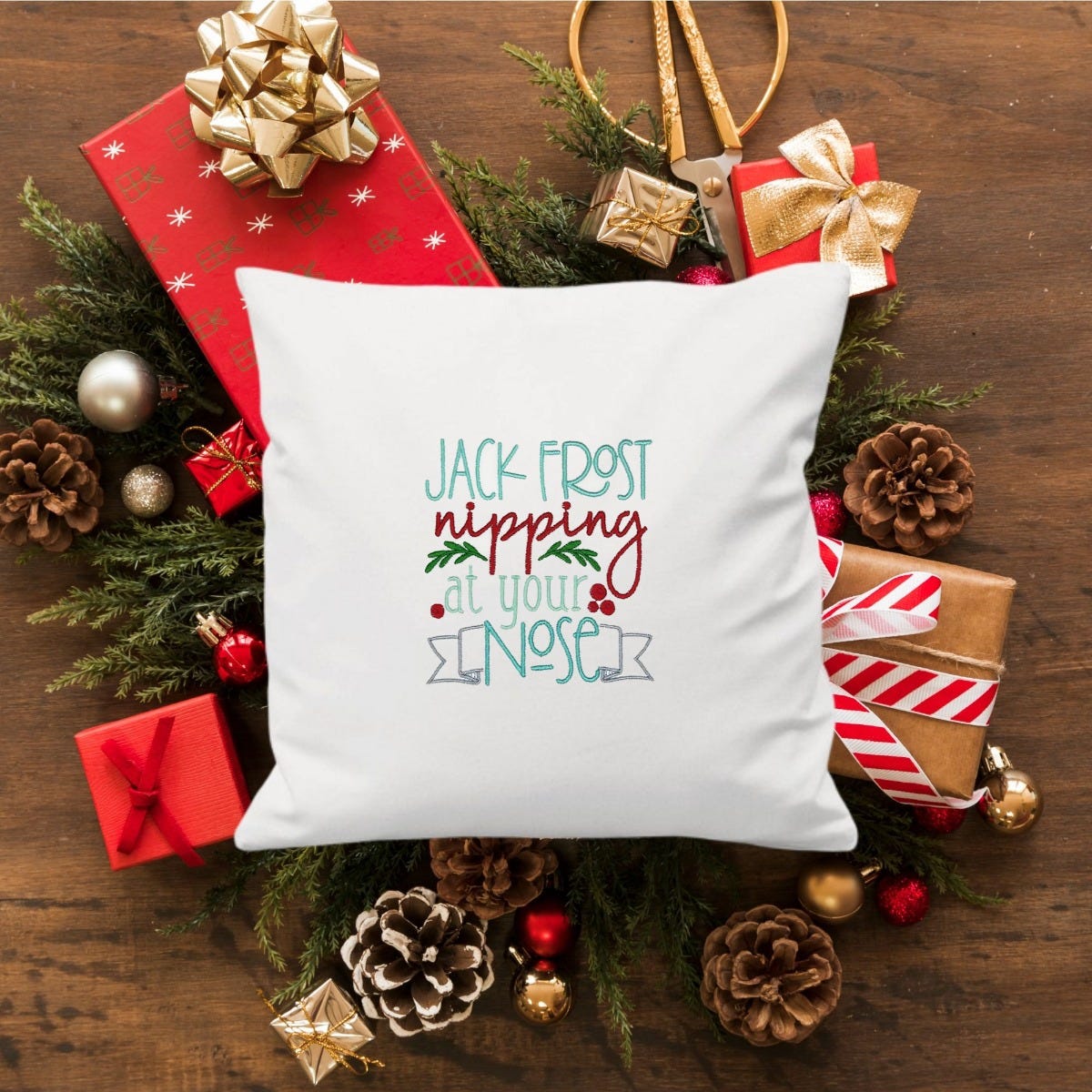 Christmas Lyrics 2 | Machine Embroidery Designs by JuJu