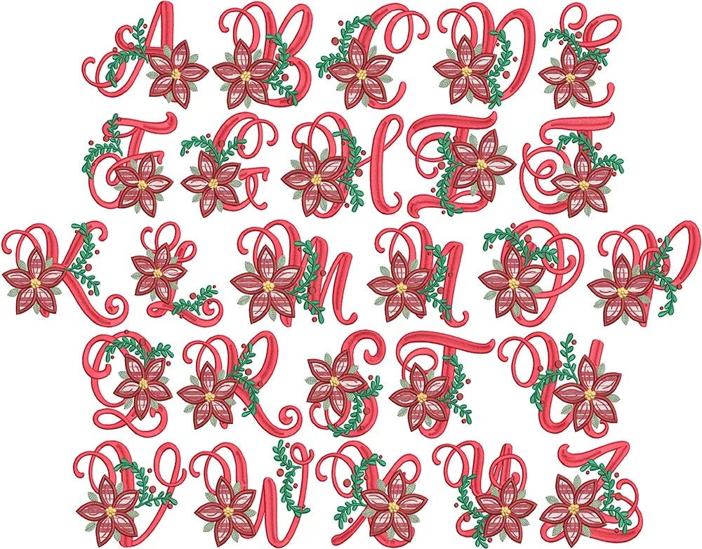 Poinsettia Christmas Coordinates Bundles