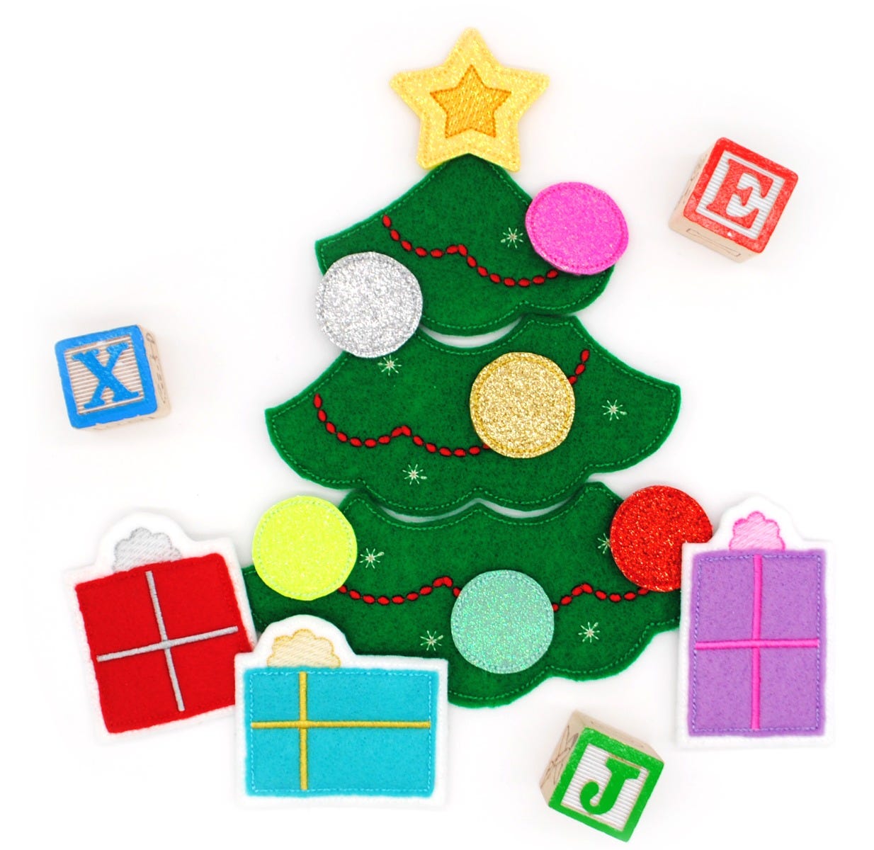 Busy Book Page Christmas Tree Add On