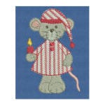 Christmas Mice Machine Embroidery Designs by JuJu