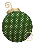 Christmas Ornament Applique | Machine Embroidery Designs by JuJu