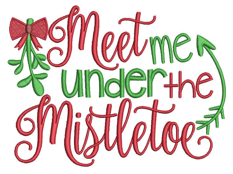 Christmas Word Art Set 3 Machine Embroidery Designs by JuJu