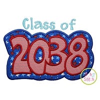 Class of 2038 Double Applique | Machine Embroidery Designs by JuJu