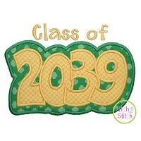 Class of 2039 Double Applique | Machine Embroidery Designs by JuJu