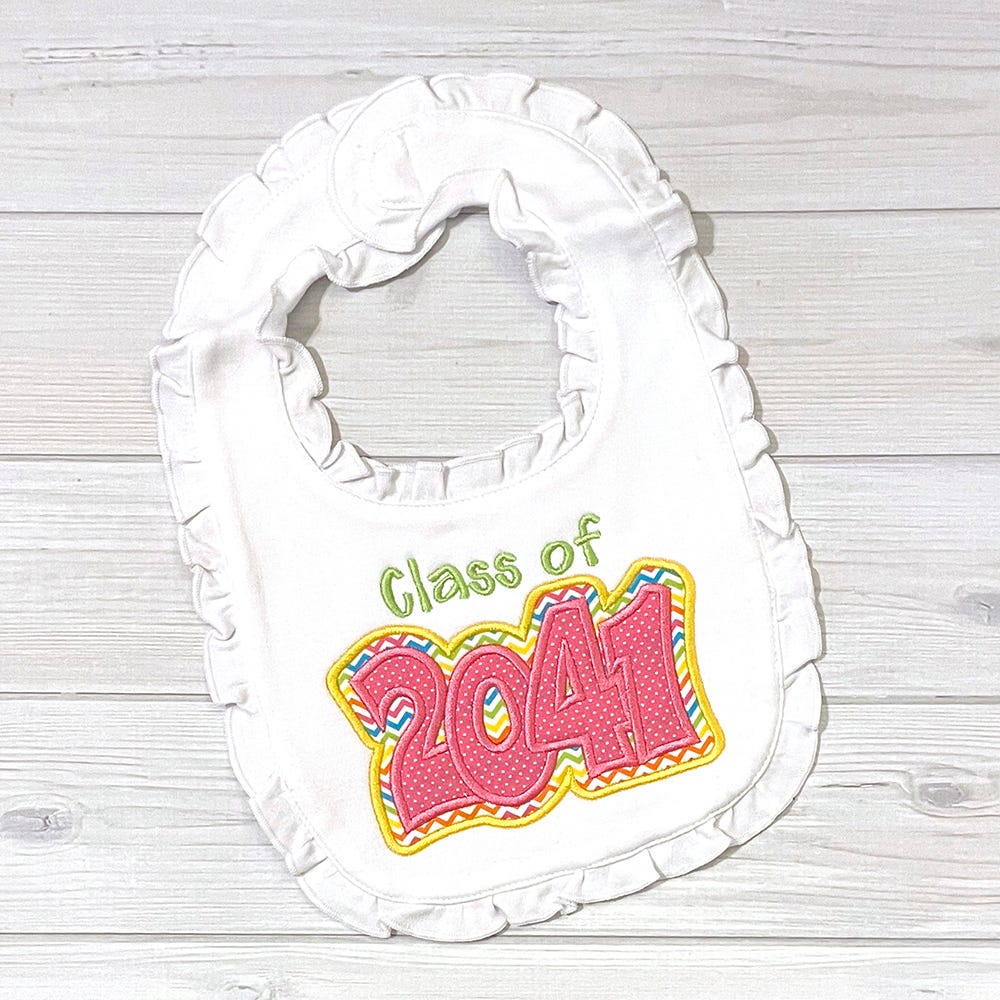 Class of 2041 Double Applique | Machine Embroidery Designs by JuJu