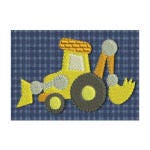 "Under Construction" | Machine Embroidery Designs by JuJu