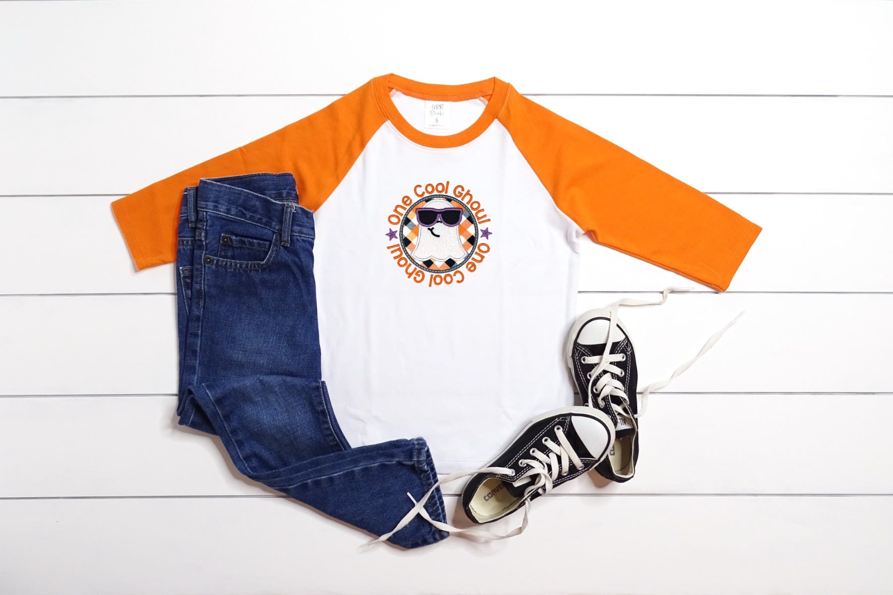 One Cool Ghoul Applique | Machine Embroidery Designs by JuJu