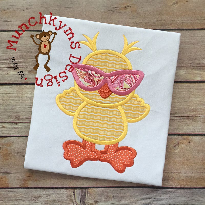 Cool Chick Girl | Machine Embroidery Designs by JuJu