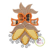Corn Bouquet Applique | Machine Embroidery Designs by JuJu
