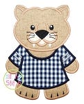 Cougar Jersey Applique | Machine Embroidery Designs by JuJu