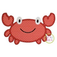 Crab Applique | Machine Embroidery Designs by JuJu
