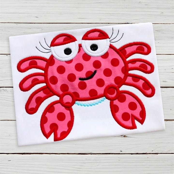 Crab 2 | Machine Embroidery Designs by JuJu