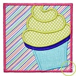 Cupcake Box Applique | Machine Embroidery Designs by JuJu