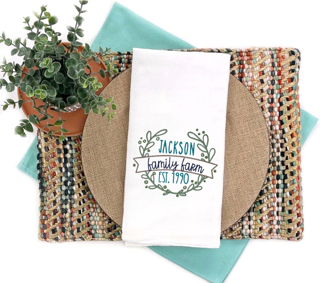 Customizable Family Signs 3 | Machine Embroidery Designs by JuJu