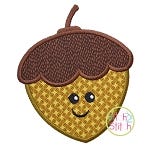 Cute Fall Acorn Applique | Machine Embroidery Designs by JuJu