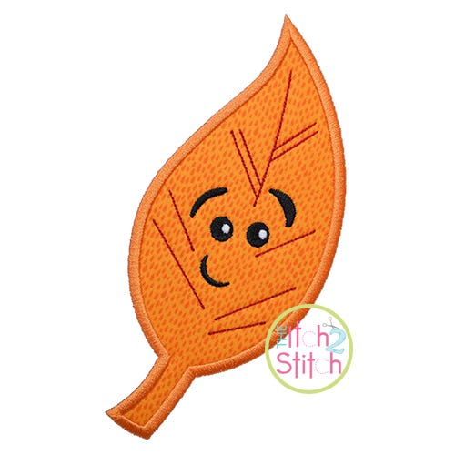 Cute Fall Leaf 3 Applique | Machine Embroidery Designs by JuJu