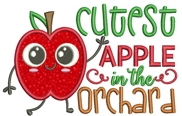 Fall Autumn Harvest Sayings Word Art Machine Embroidery Designs by JuJu