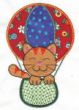Up Up and Away Applique Machine Embroidery Designs by JuJu 