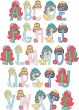 Princess Hair Alphabet | Machine Embroidery Designs by JuJu