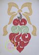 Swirly Ornament with Bow Motif Embroidery | Machine Embroidery Designs by JuJu