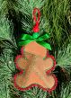 ITH Crazy Patch Ornament Gingerbread | Machine Embroidery Designs by JuJu