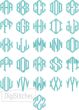 Point Monogram Small Embroidery Font | Machine Embroidery Designs by JuJu