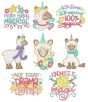 Llamacorns Machine Embroidery Designs By JuJu
