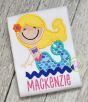 Mermaid 1 Applique | Machine Embroidery Designs by JuJu