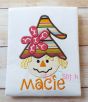Scarecrow Girl Applique | Machine Embroidery Designs by JuJu