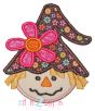 Scarecrow Girl Applique | Machine Embroidery Designs by JuJu