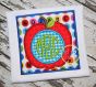 Apple Box Monogram Applique | Machine Embroidery Designs by JuJu