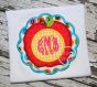 Apple Scallop Monogram Applique | Machine Embroidery Designs by JuJu