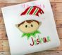 Elf Face Applique | Machine Embroidery Designs by JuJu