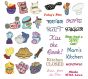 Kitchen Stitchin Applique Machine Embroidery Designs by JuJu 