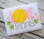 Love Tennis Applique | Machine Embroidery Designs by JuJu