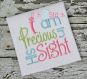 I am Precious in His Sight Embroidery Design | Machine Embroidery Designs by JuJu