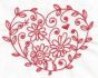 Whimsical Hearts Redwork Machine Embroidery Designs by JuJu