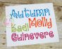 Amorette Embroidery Font